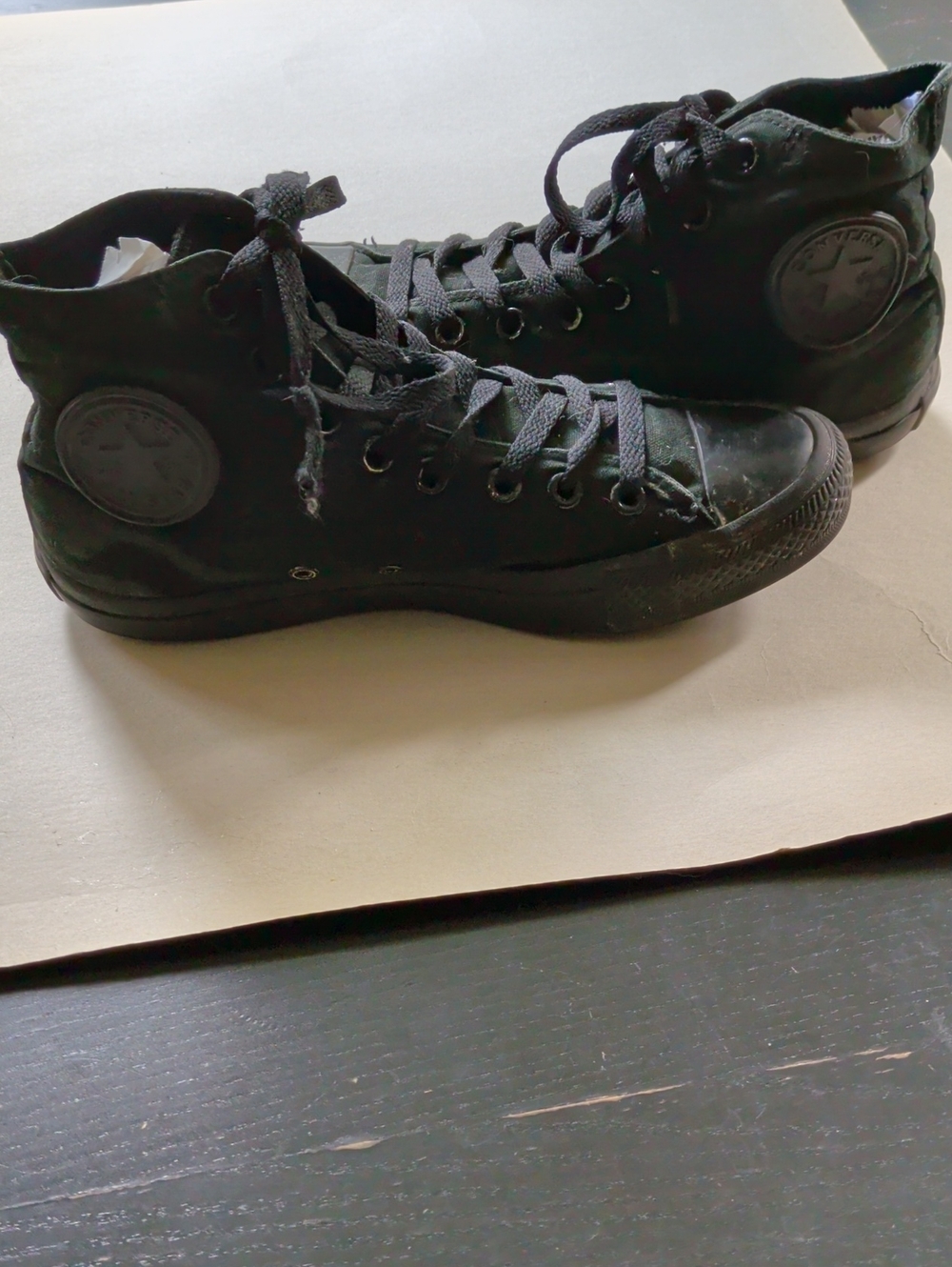 Converse Monochrome Black Chuck Taylor High-Top Sneakers